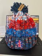 Fleck Bobble Hat - Chilli Blues 